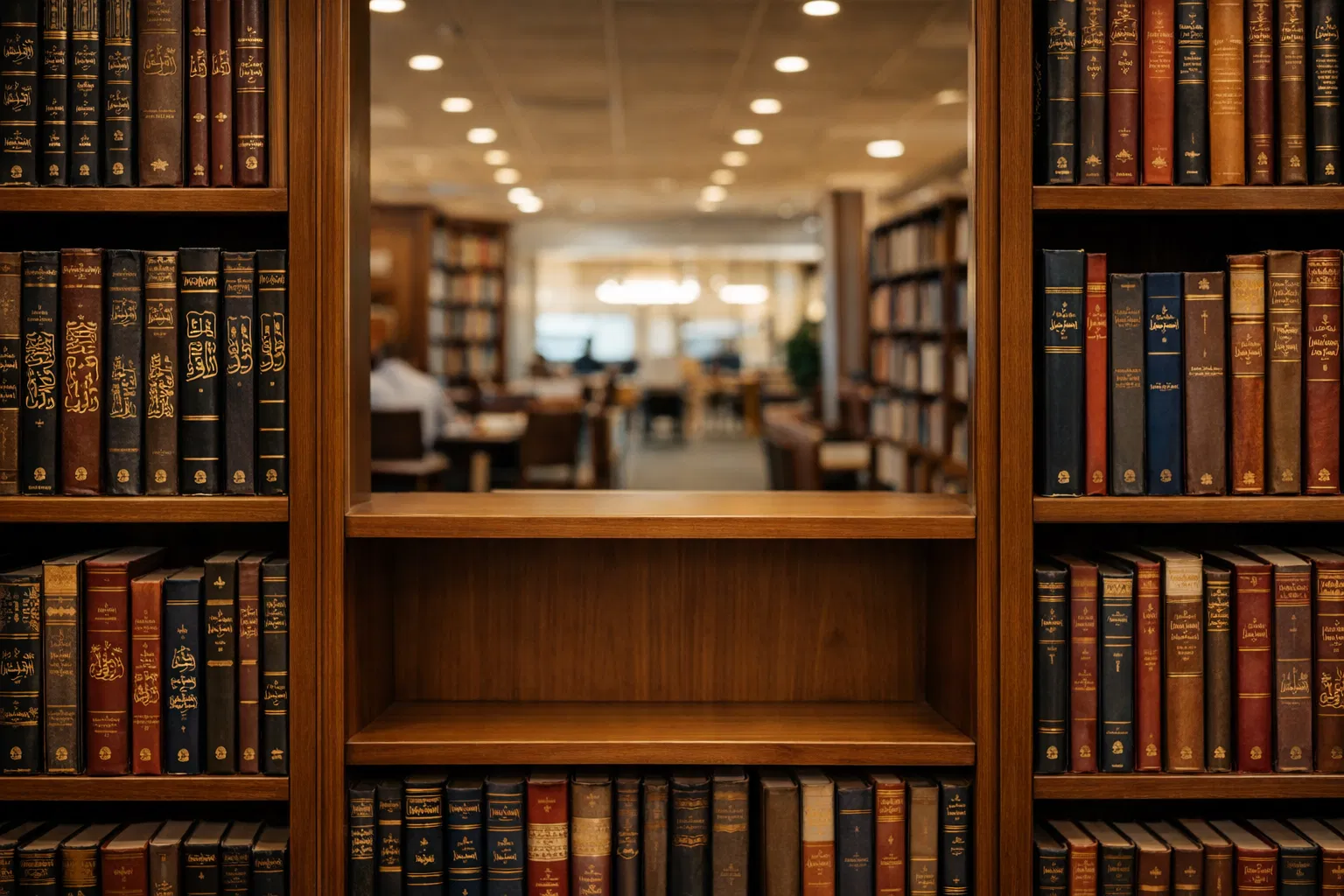مكتبة الدكتور عباس عبود عباس (ره) عميد معهد العلمين سابقاً